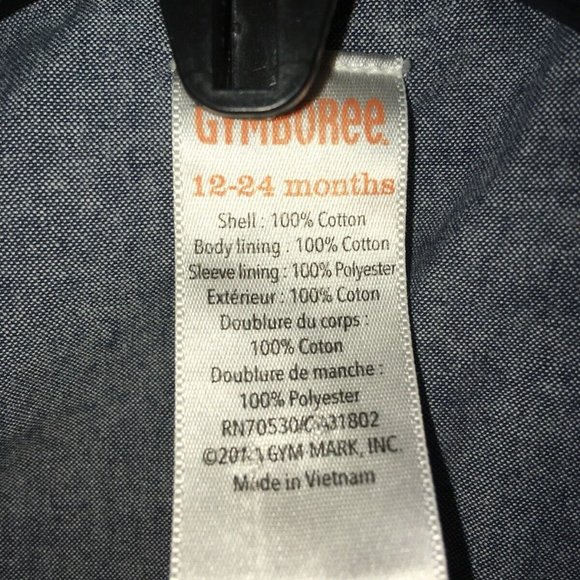 Excellent Gymboree Jacket/Coat size 12-24 Months - Picture 4 of 5